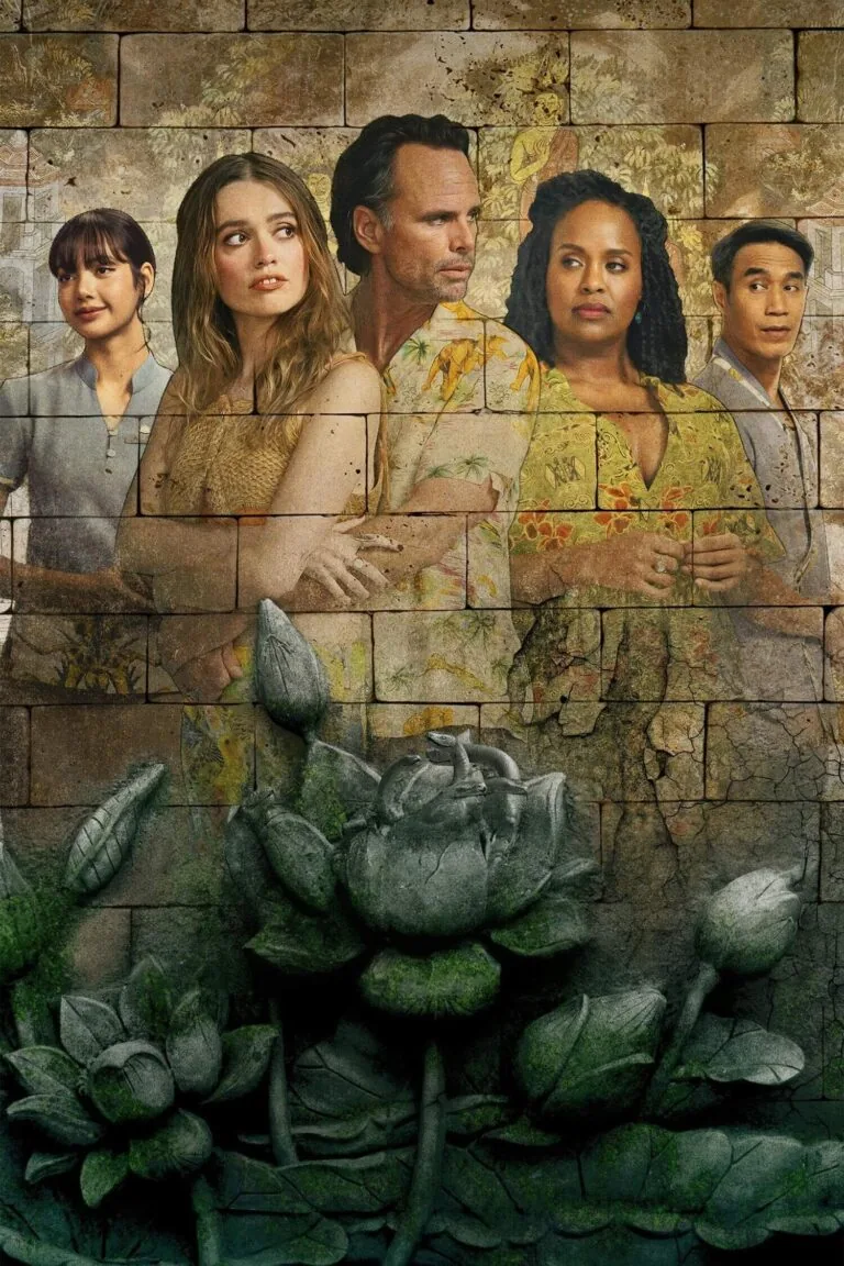 Вертикальный постер первого сезона сериала Белый лотос от HBO